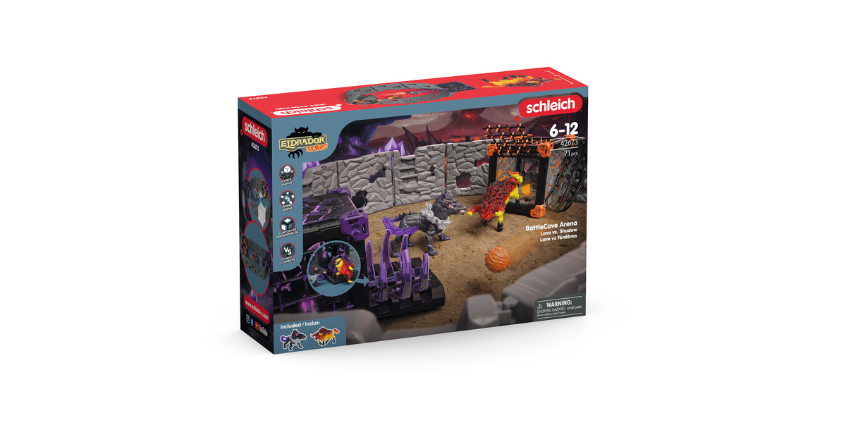 SchleichEldrador - BattleCave Arena: Lava vs. schaduw speelfiguur