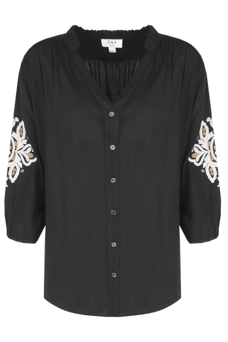 C&S The Label zwarte dames blouse