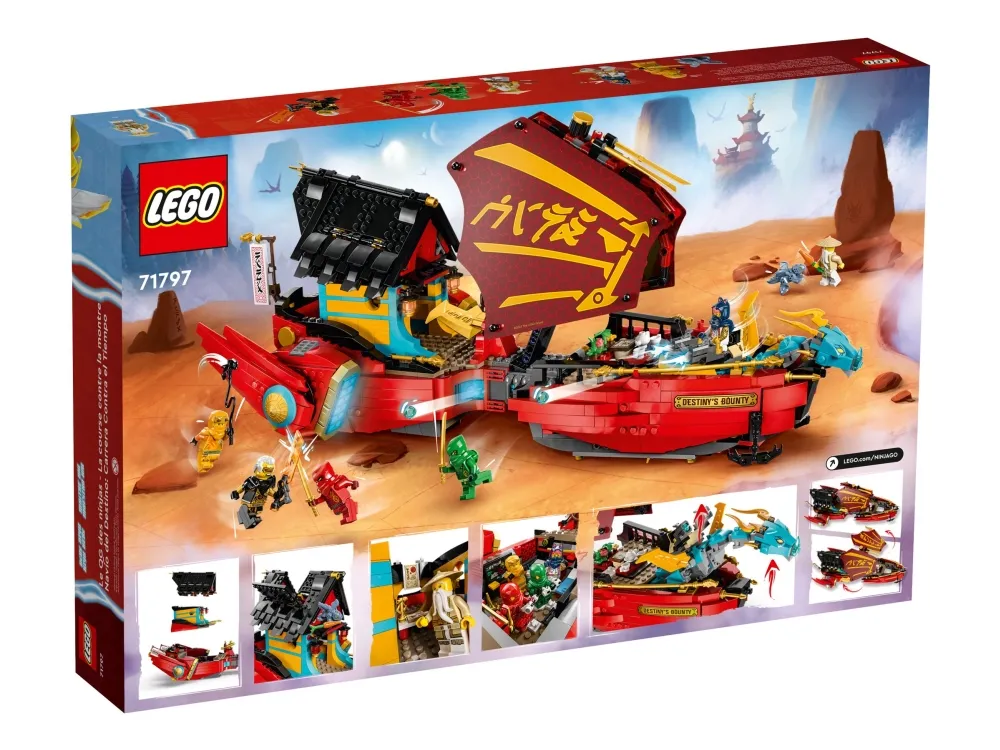 LEGO Ninjago 71797 Skæbnebåden – kapløb med tiden