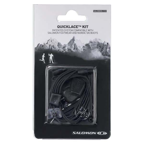 Lacet chaussure trail SALOMON QUICKLACE KIT BLACK