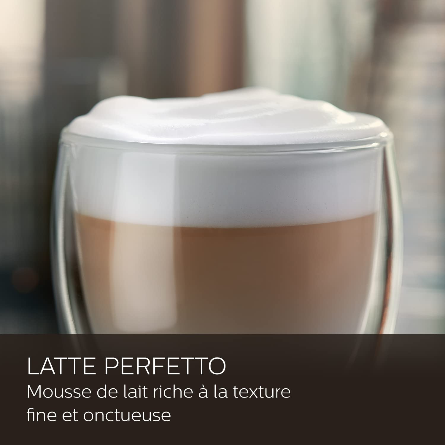 Saeco GranAroma Machine Expresso - Café à Grain - 16 Spécialités de Café, Écran Couleur Intuitif, 4 Profils Utilisateur, Broyeur en Céramique (SM6585/