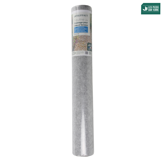 Feutre 95g/m2 Géotextile allées 1x25m rouleau