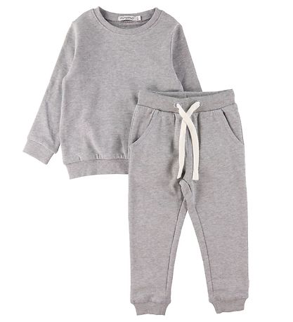 Minymo Sweats?t - Gråmeleret