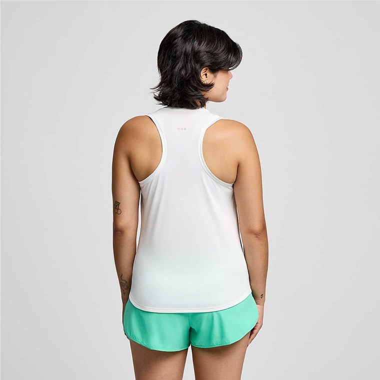 Saucony Stoppeklokke Singlet White