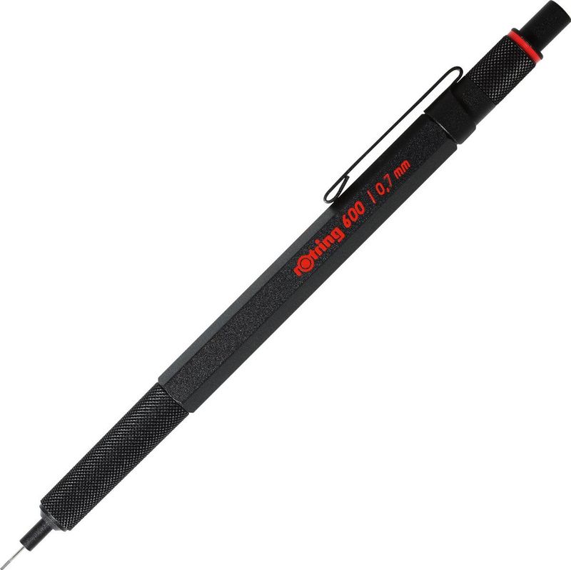 rOtring 600 vulpotlood   zwarte behuizing