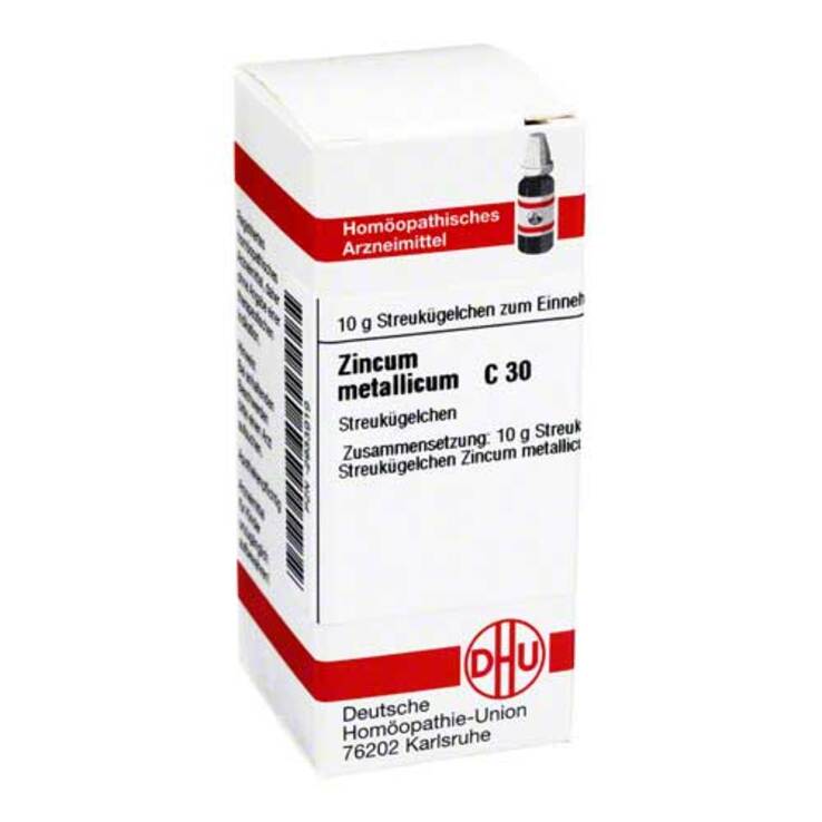 DHU Zincum metallicum C 30 Globuli, 10 g