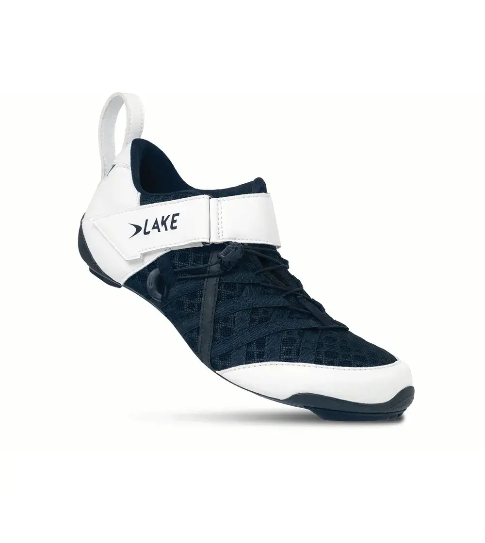 Lake TX224 Comfort Plus Wide Triathlonschoenen Wit/Zwart Heren