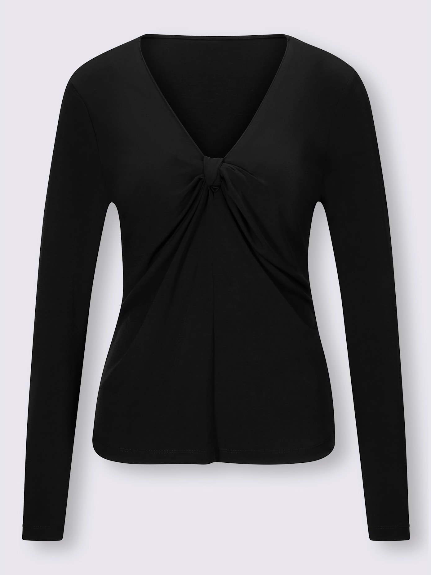 T-shirt encolure v tendance