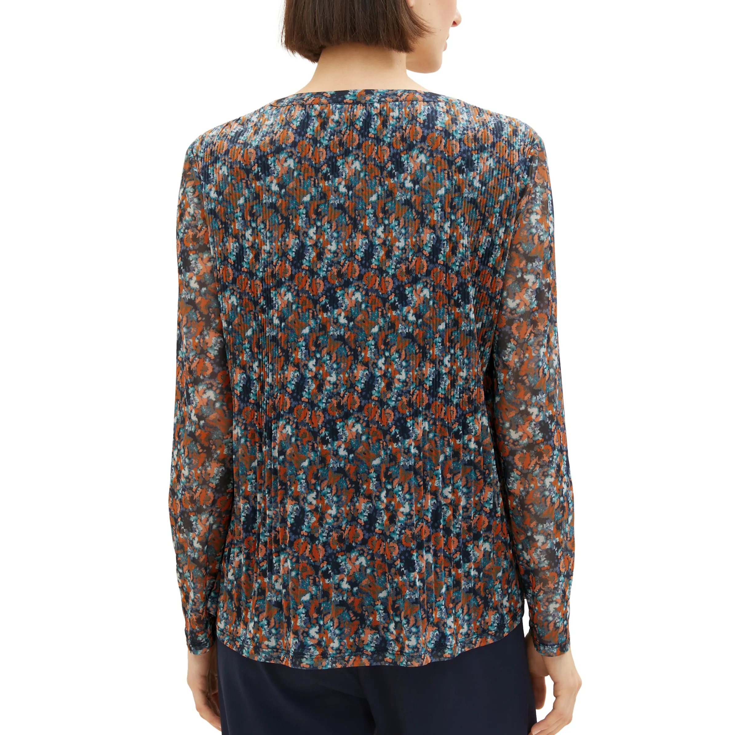 Damen Blusenshirt mit Plissee