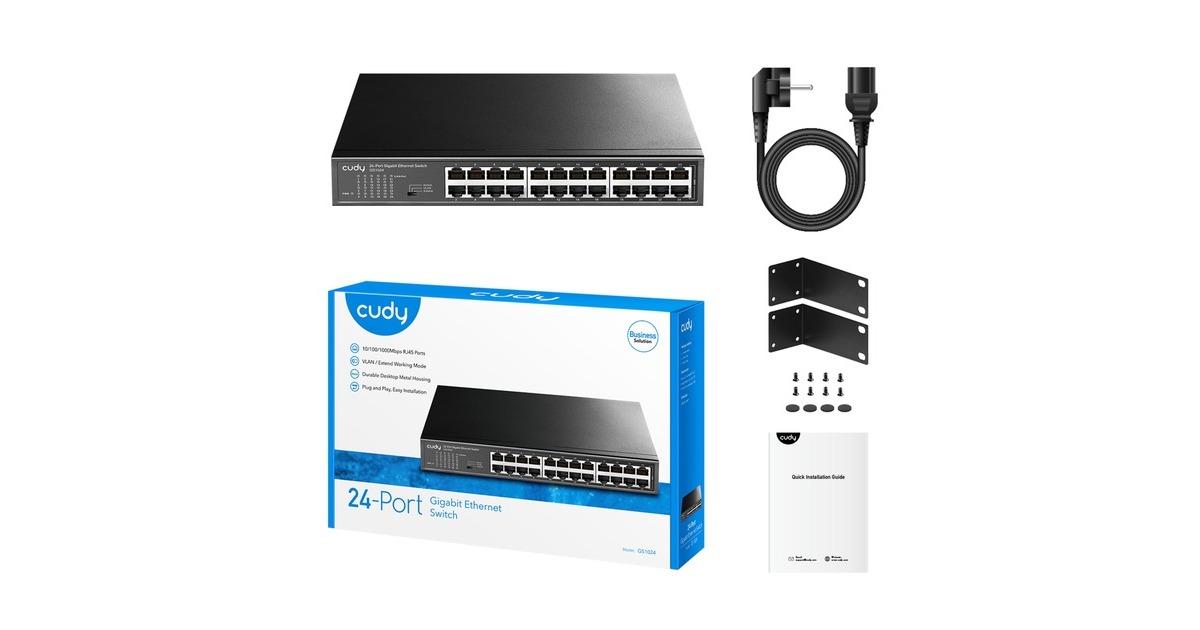 Cudy24-Port Gigabit Metal Switch  (Zwart)