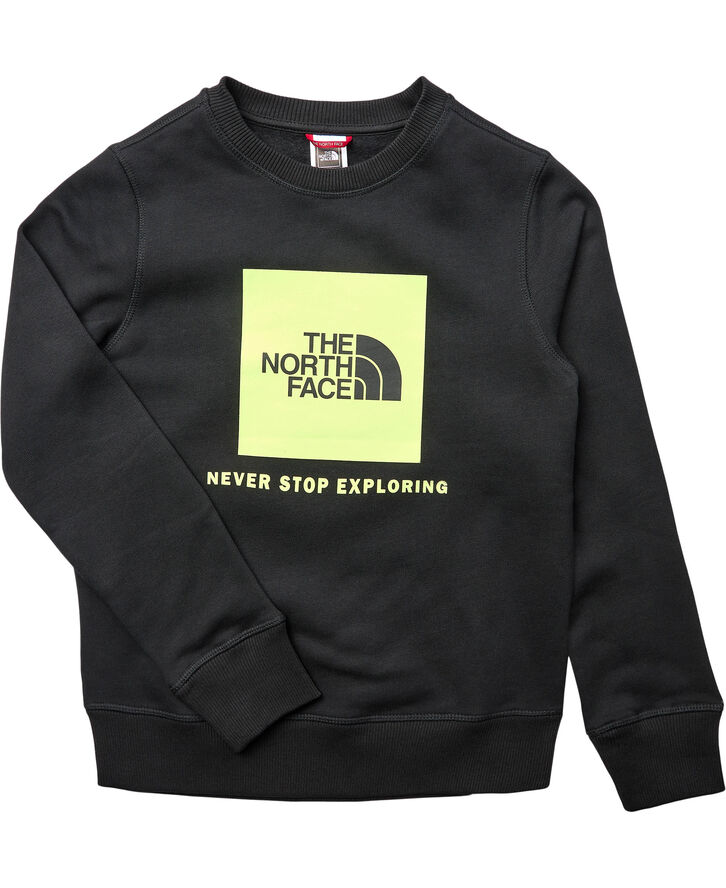 The North Face TEEN REDBOX CREW TNF BLACK Sort