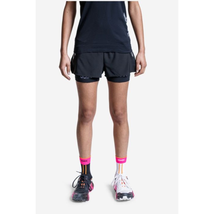 X-Bionic Dame Shorts Twyce Race 2in1 Shorts Sort
