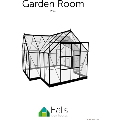Halls Garden Room orangeri - sort