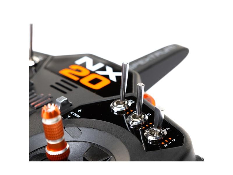 Spektrum Fernsteuerung NX20 DSMX 20-Kanal (nur Sender) Professioneller 20 Kanal Sender für Flugmodelle