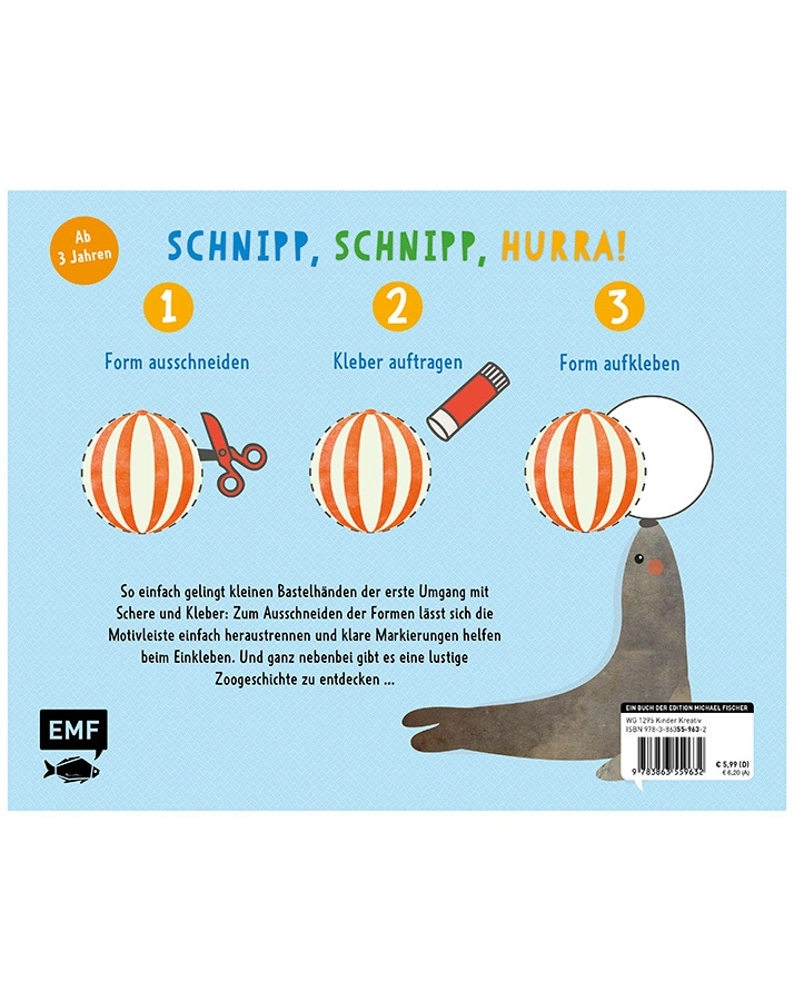 Schnipp, schnipp, hurra! / Mein erstes Papierschneidebuch - Im Zoo