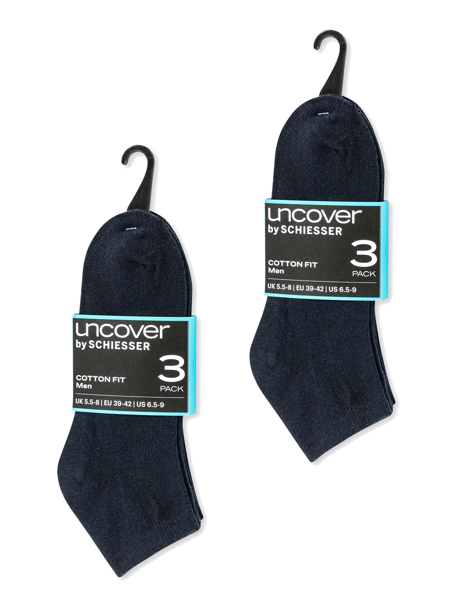 Schiesser Herren Sneakersocken Uncover 6er Pack