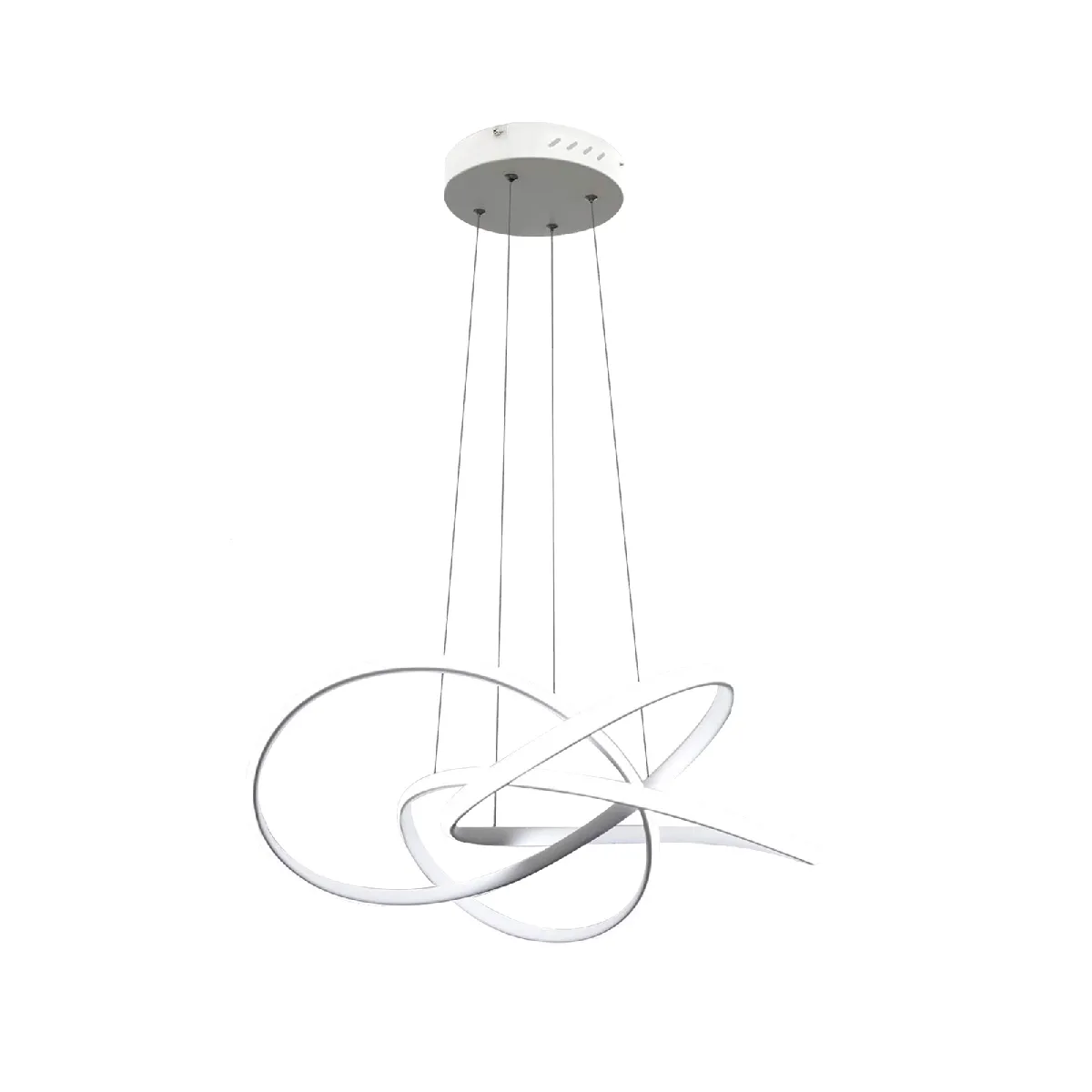 NETTLIFE - Suspension LED anneaux blancs