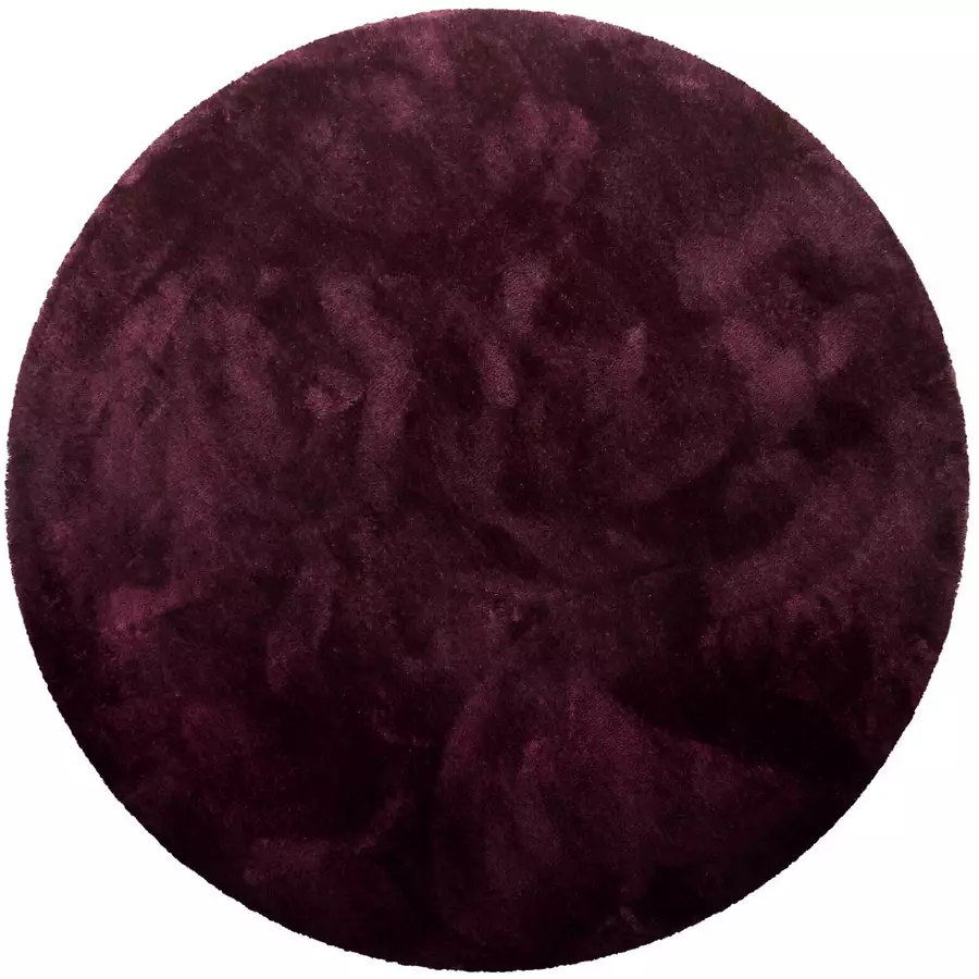 Homie Living Hochflorteppich Pisa bordeaux rot