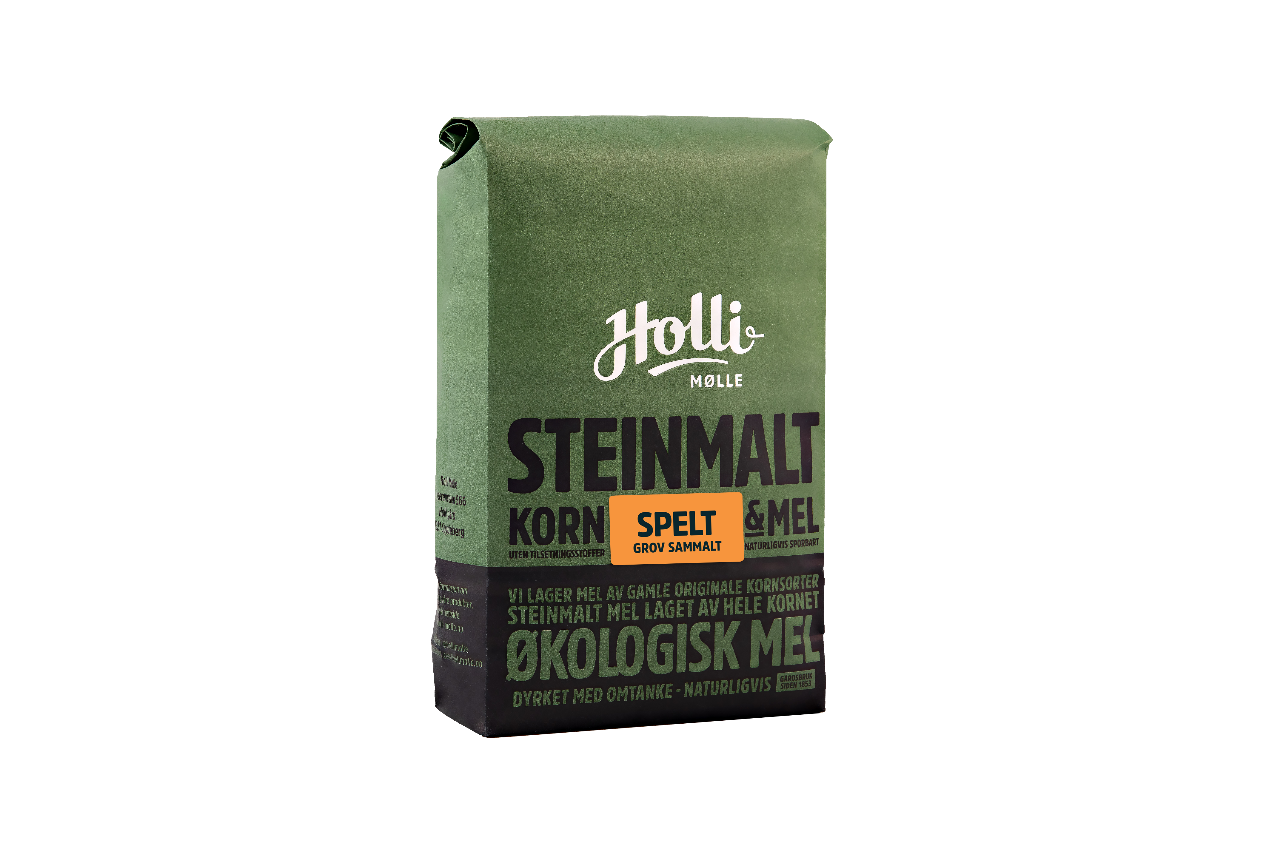 Holli Mølle Økologisk Spelt grovt sammalt
