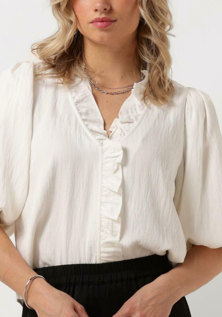 CO\\'COUTURE gebroken wit co'couture blouse suada puff ss blouse