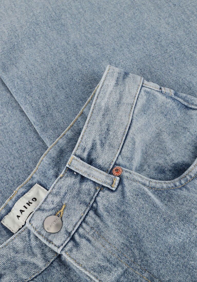 blauwe aaiko wide jeans charly denim blue co 687