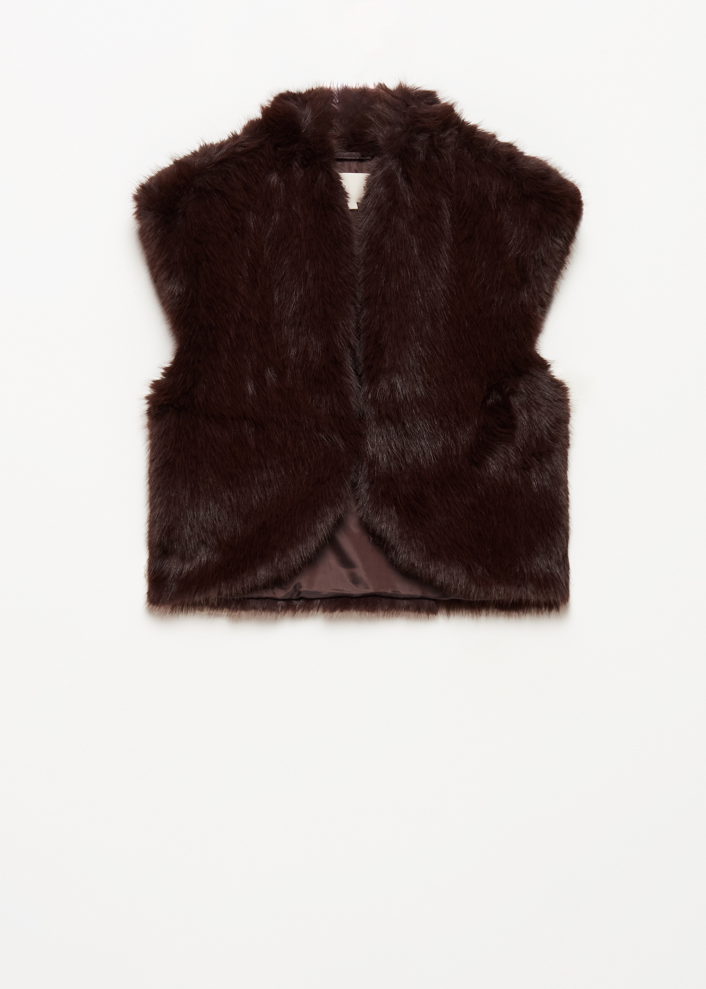 Faux fur gilet