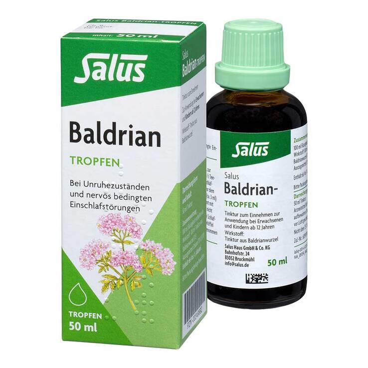 Baldrian Tropfen Baldriantinktur Salus, 50 ml