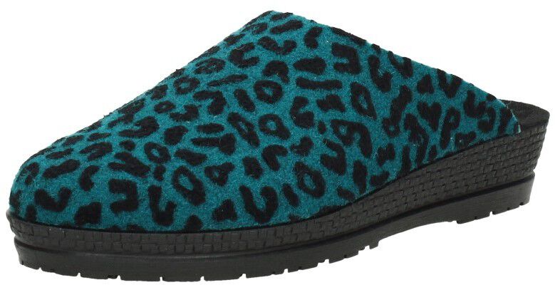 Rohde Pantoffels Open turquoise