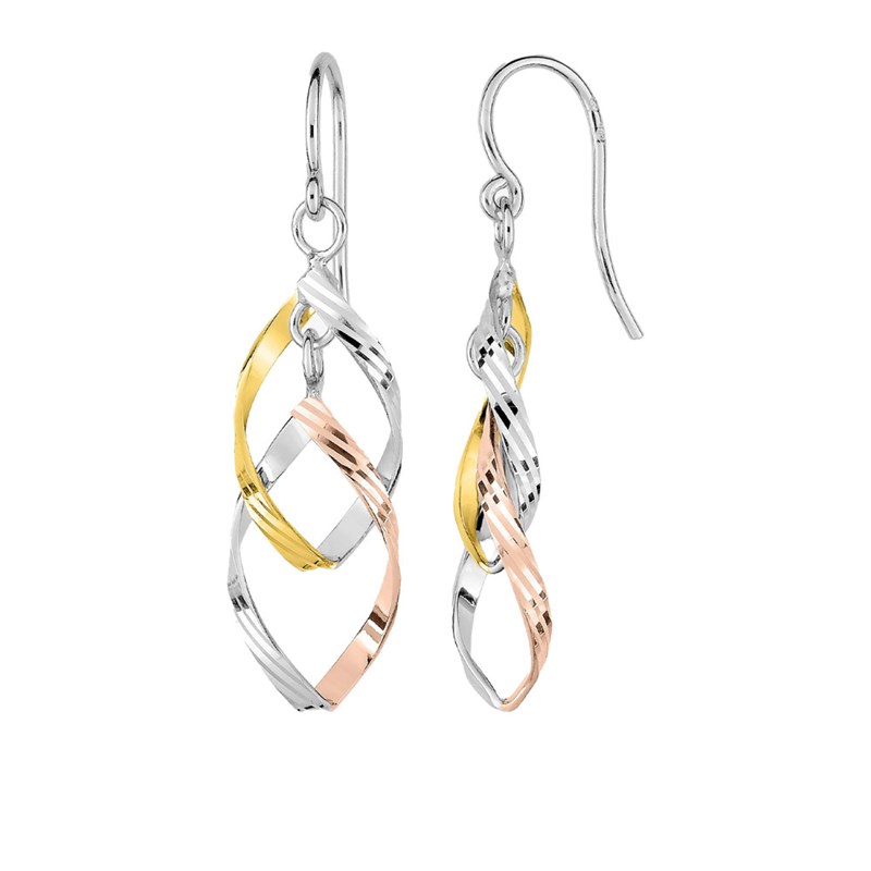 Boucles d'oreilles pendantes Femme - Argent 925