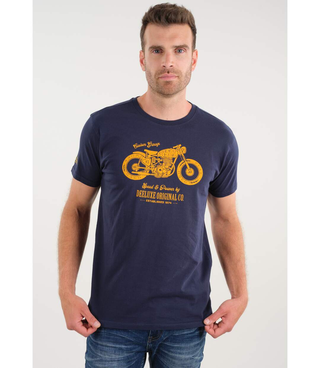 T-shirt col rond coton GARAGE