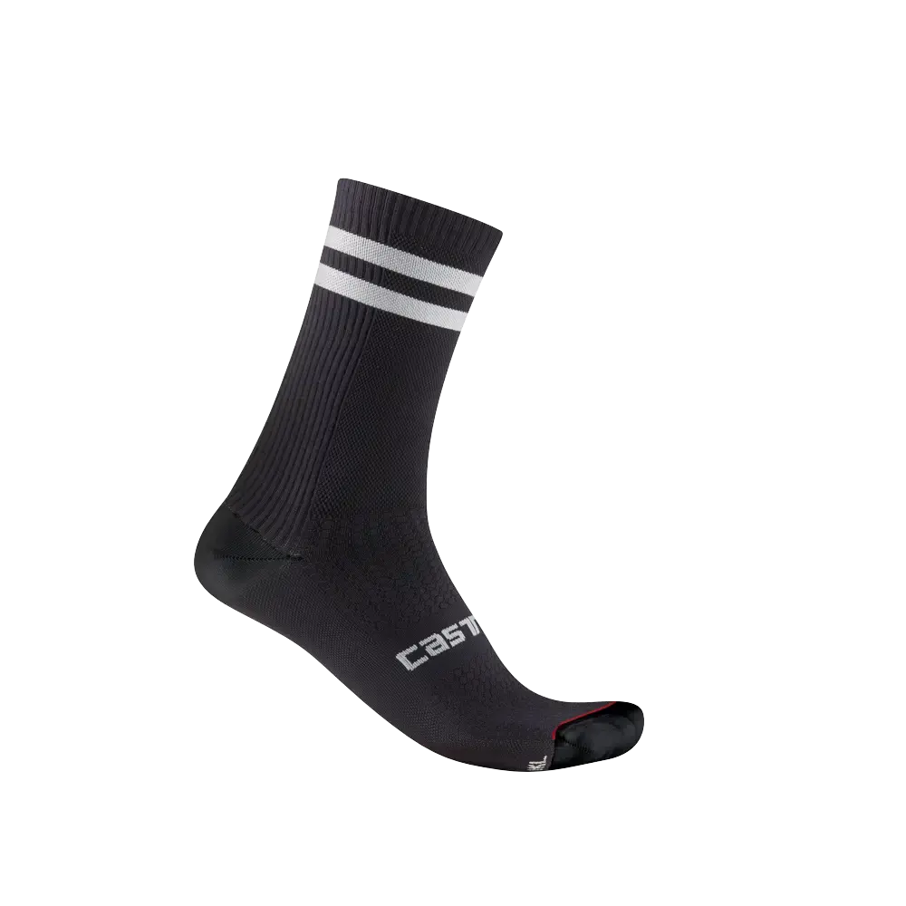 Castelli Originale 18 Fietssokken Zwart/Wit