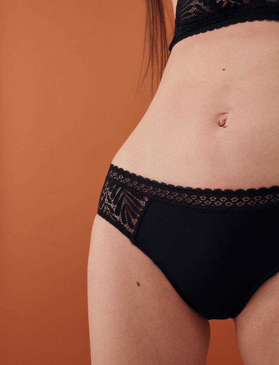 Culotte menstruelle taille basse flux moyen