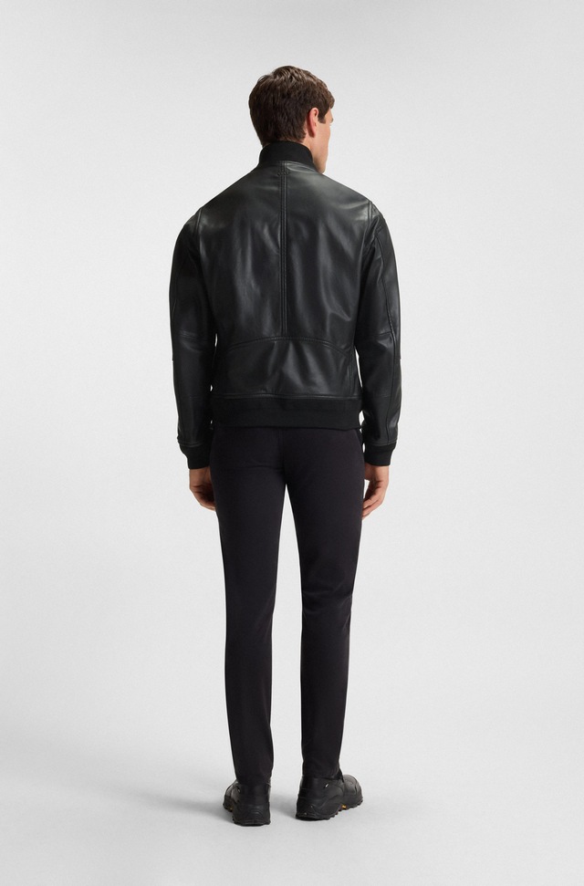 BOSS ORANGE Lederjacke »Jobrice« regular fit, weiches Material