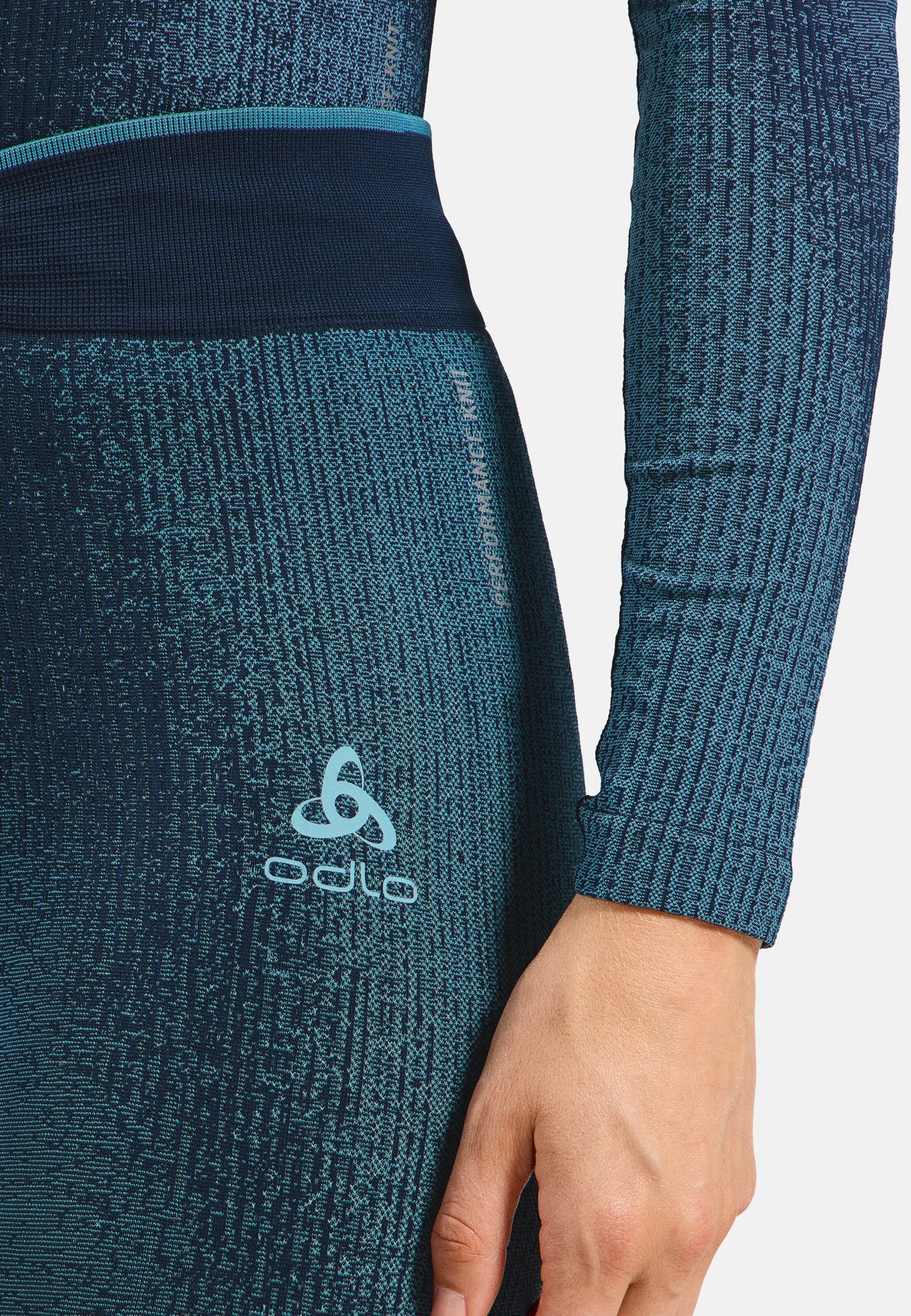Blackcomb Base Layer 3/4 Tights in provincial blue