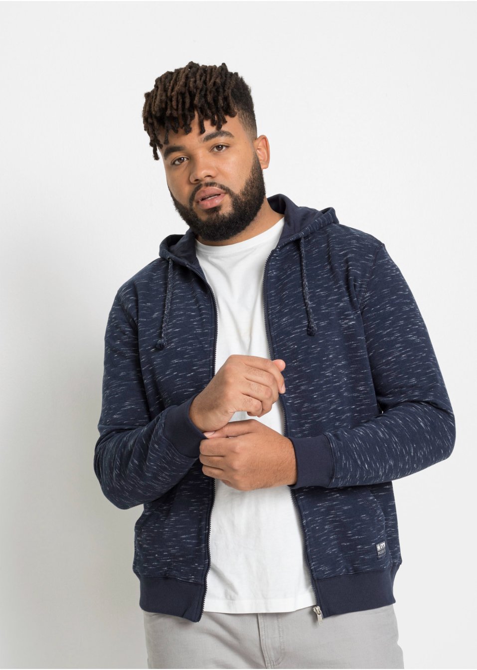 Gilet sweat à capuche