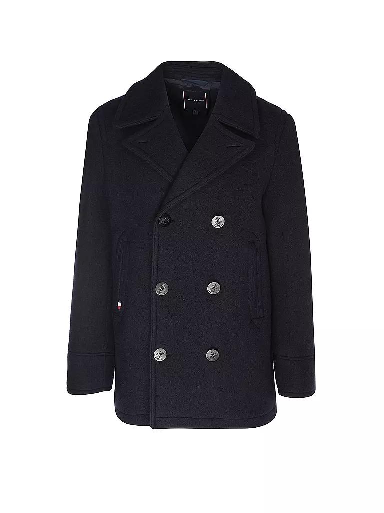 TOMMY HILFIGER Wollmantel  blau