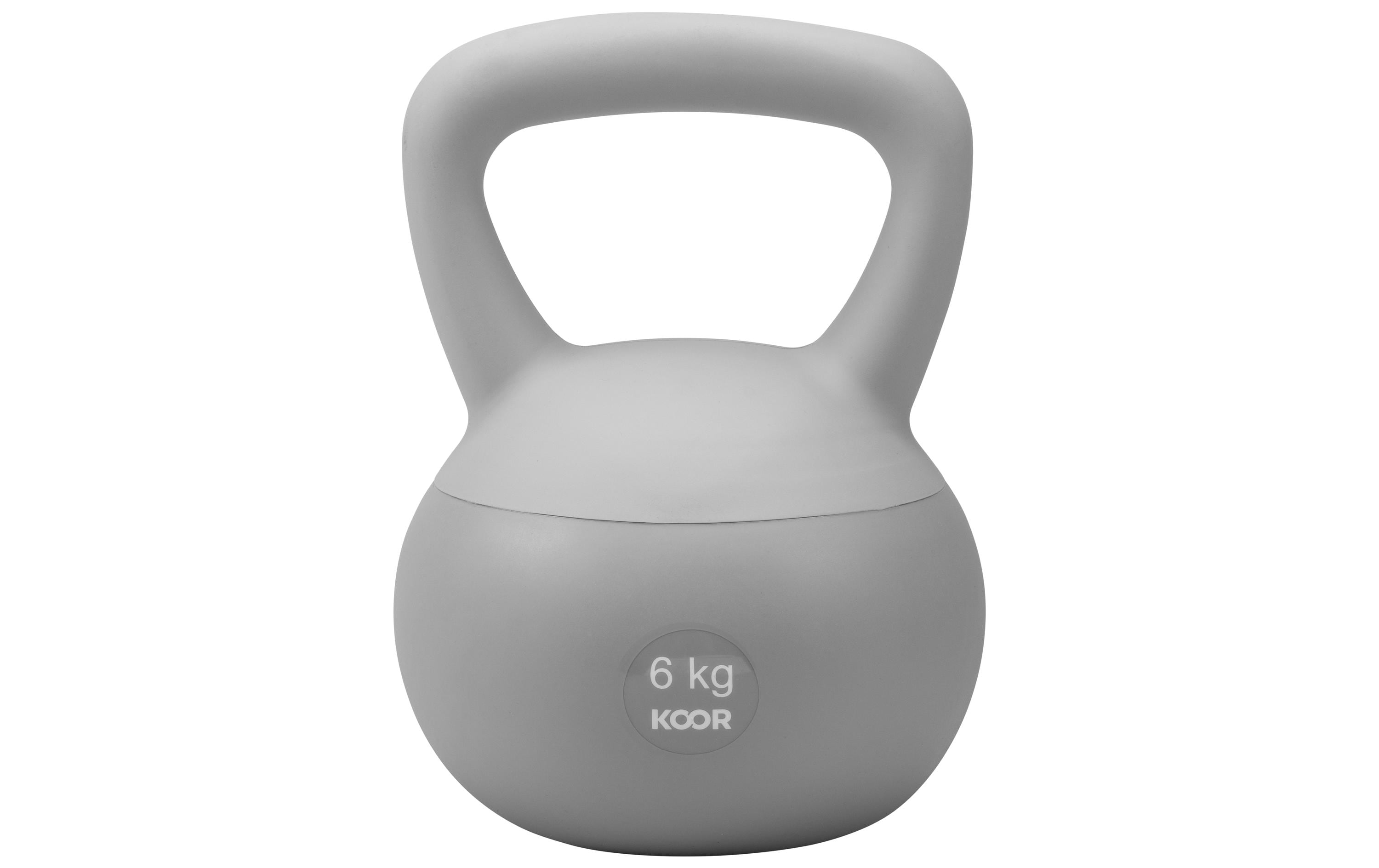 Kettlebell Paalla Soft, 6 kgKugelhantel für das Training zu Hause