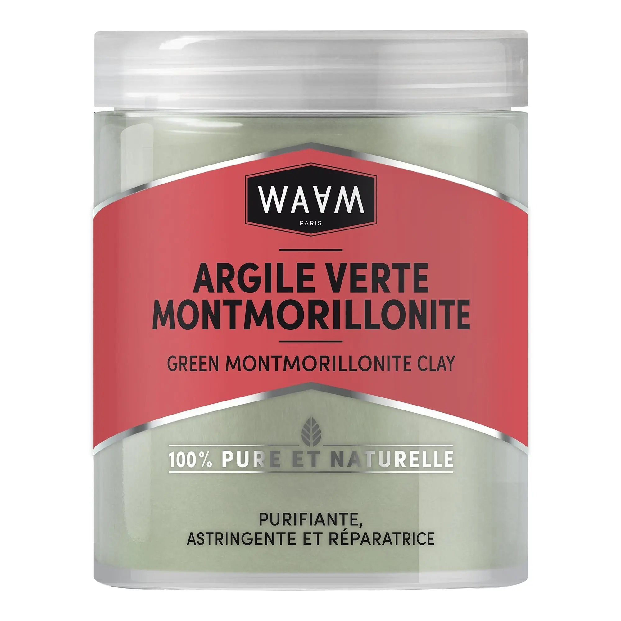 Waam - Argile verte Montmorillonite Visage, corps et cheveux- Cheveux racines grasses / pointes sèches