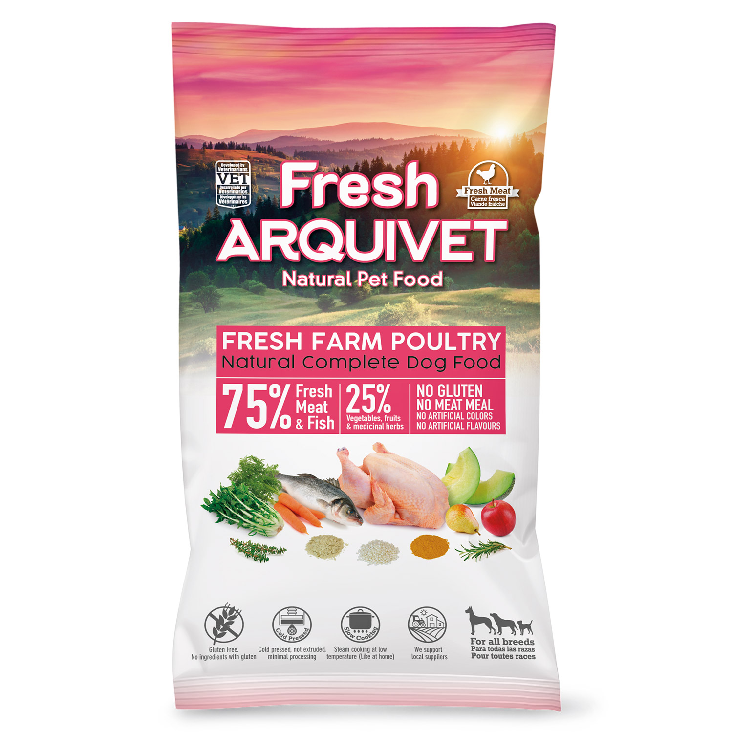Frango fresco de fazenda - 100g