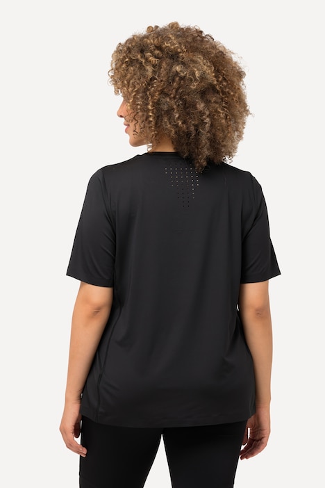 T-Shirt, schnelltrocknend, Rundhals, Halbarm, recycelt
