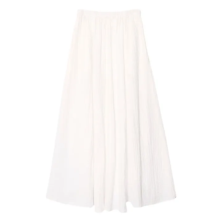 Xirena Jupe Deon Gaze de Coton | Blanc