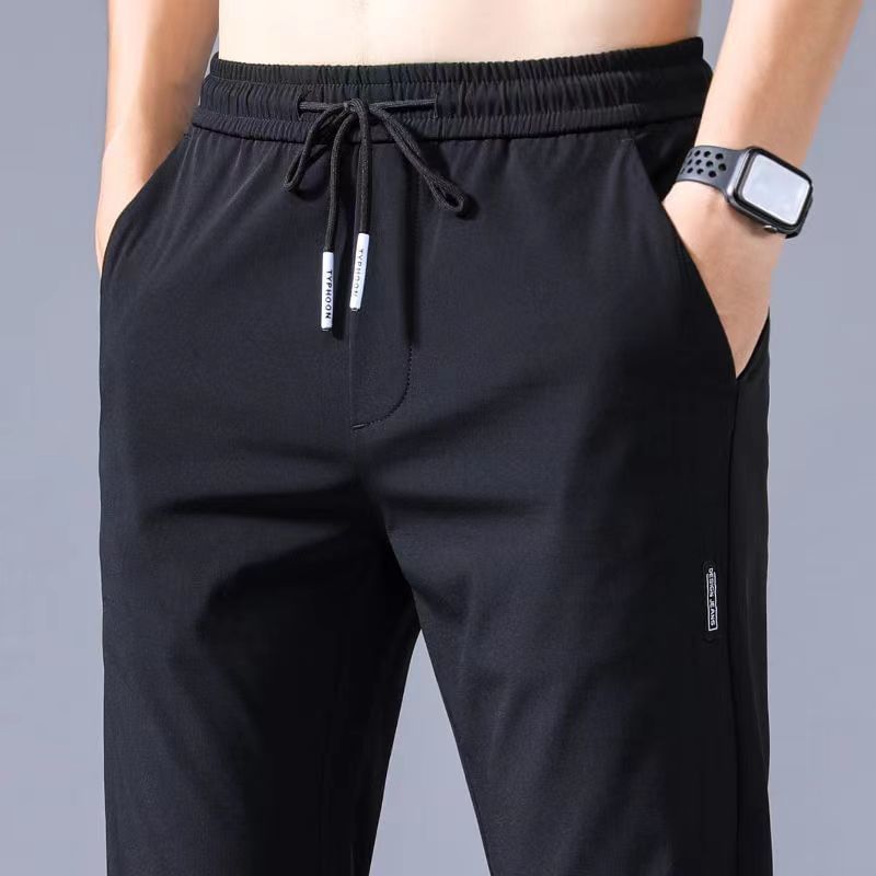 Acrius - Broek met appliqué en trekkoord in de taille