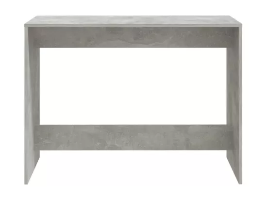 Ensemble à manger 3 pcs Gris béton Bois d'ingénierie