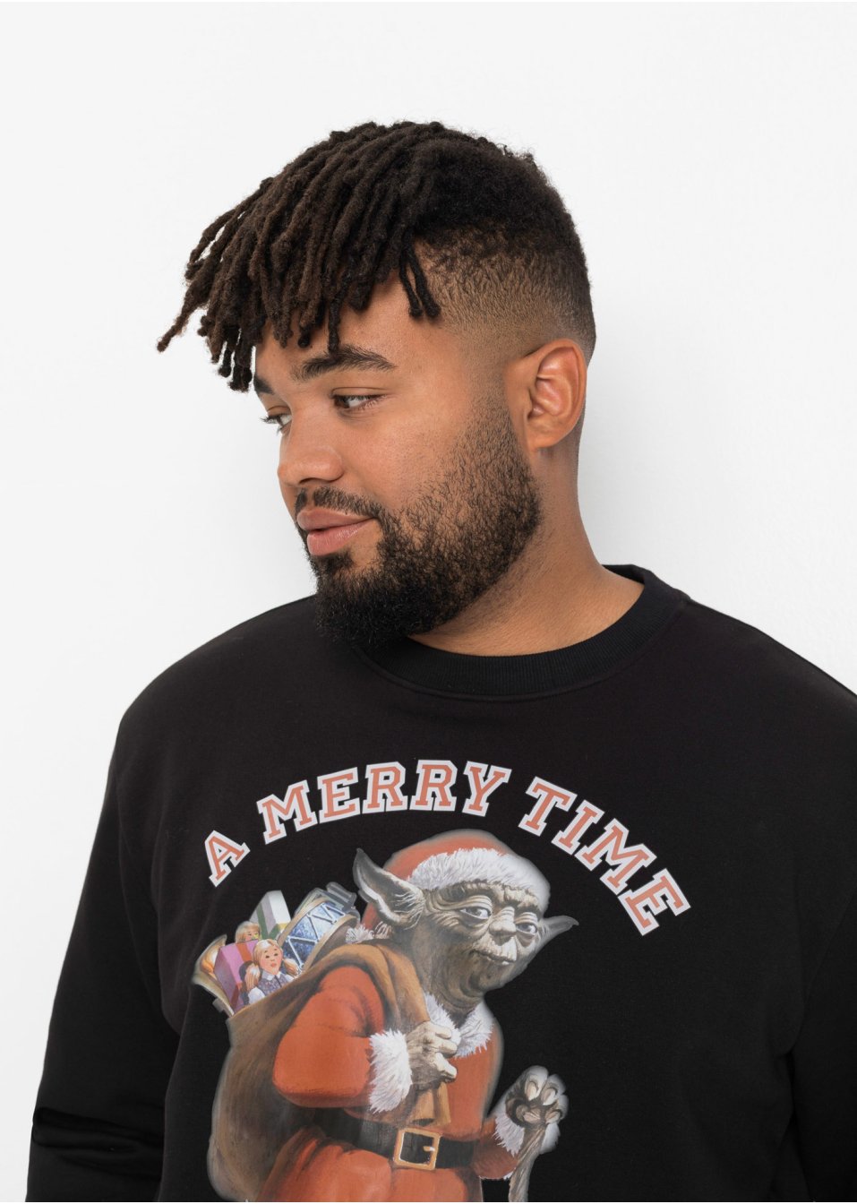 Sweat Star Wars avec motif Noël, Loose Fit