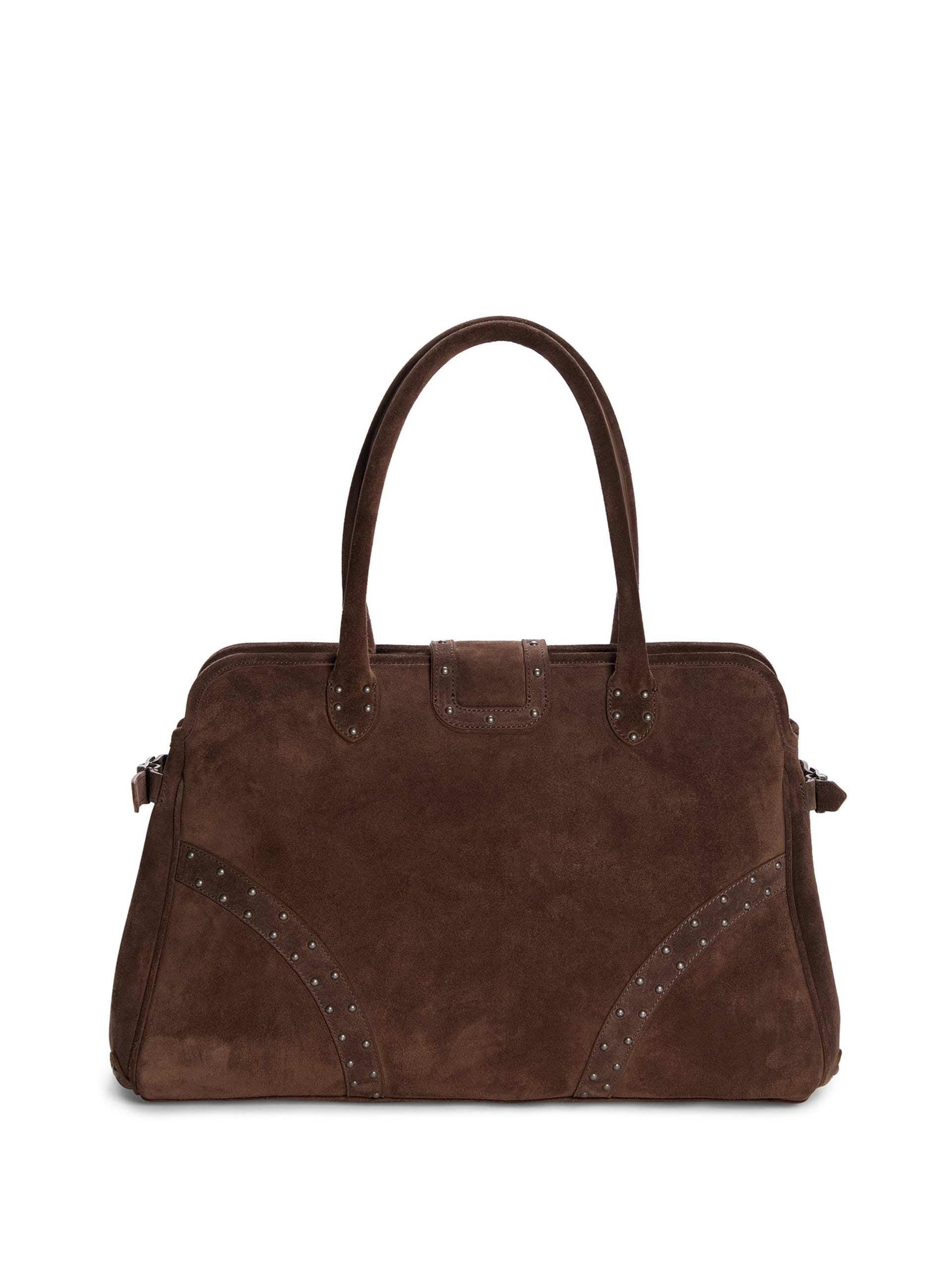 bolsa de fivela de couro
