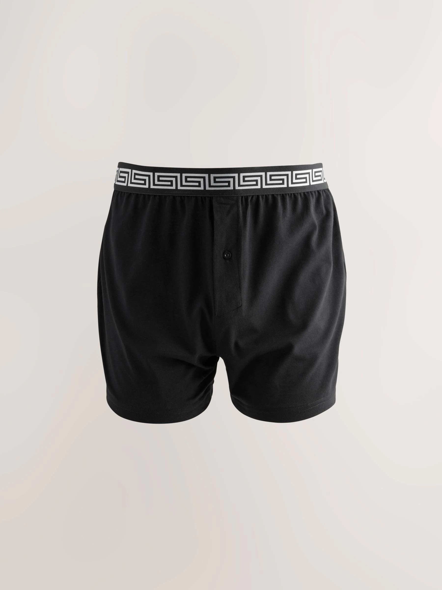 Zwart metallic tailleband - Verpakking van 5 - Ruimvallende Boxers