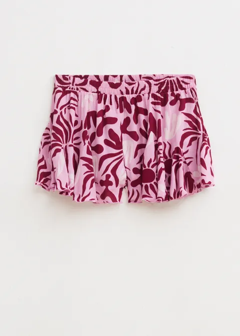Skort met all over print assorti (ASSOR)