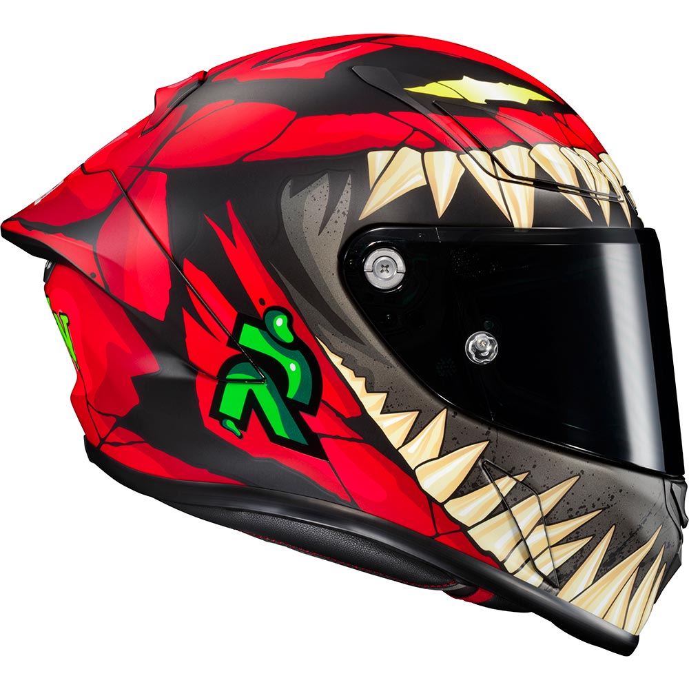 HJC - Casque RPHA 1 Toxin Marvel® MC1SF / Rouge / Vert / Jaune