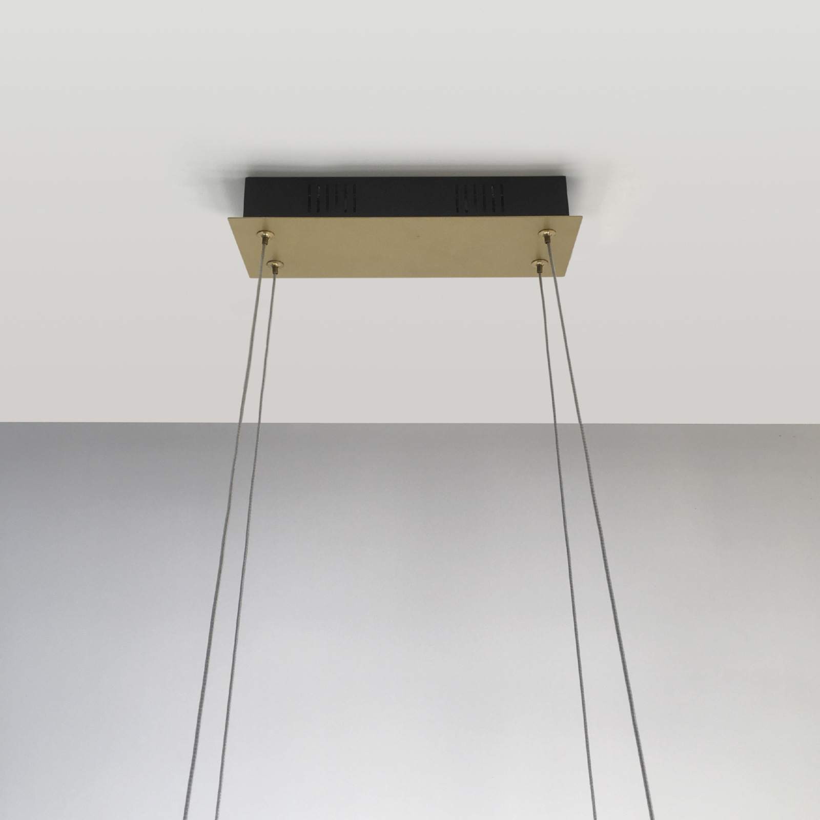 LED-Pendelleuchte - gold - 100 cm