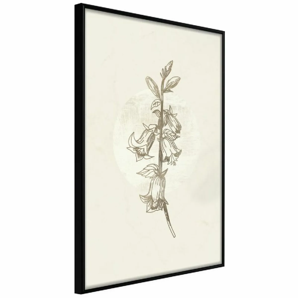 Paris Prix Affiche Encadrée Beige Campanula - 40x60 cm - Multicolore